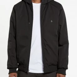 Volcom 2021-22FW Unisex Street Style Plain Cotton Oversized Jackets For Men Black X M -Volcom Sales Shop org 1004