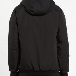 Volcom 2021-22FW Unisex Street Style Plain Cotton Oversized Jackets For Men Black X M -Volcom Sales Shop org 1005