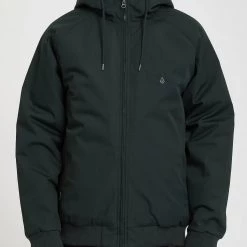 Volcom 2021-22FW Unisex Street Style Plain Cotton Oversized Jackets For Men Black X M -Volcom Sales Shop org 1009