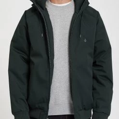 Volcom 2021-22FW Unisex Street Style Plain Cotton Oversized Jackets For Men Black X M -Volcom Sales Shop org 1010
