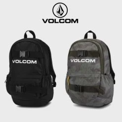 Volcom Unisex Plain Logo Backpacks For Men Duck X One Size
