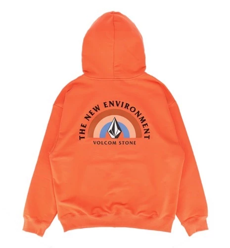Volcom Unisex Street Style Long Sleeves Cotton Logo Hoodies For Men Orange X Xl 10 Volcom Unisex Street Style Long Sleeves Cotton Logo Hoodies For Men Orange X Xl - Image 8