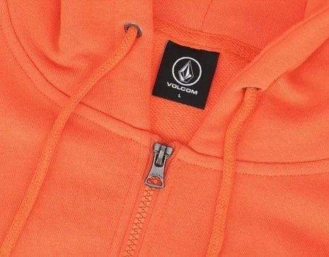 Volcom Unisex Street Style Long Sleeves Cotton Logo Hoodies For Men Orange X Xl 11 Volcom Unisex Street Style Long Sleeves Cotton Logo Hoodies For Men Orange X Xl - Image 9
