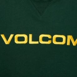 Volcom Unisex Street Style Long Sleeves Cotton Logos On The Sleeves For Men Green X Xl -Volcom Sales Shop org 1089