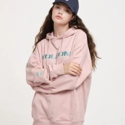 Volcom Unisex Street Style Long Sleeves Cotton Logos On The Sleeves For Men Green X Xl -Volcom Sales Shop org 1094