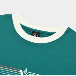 Volcom 2022 SS Unisex Plain Logo T-Shirts For Men Cream X S -Volcom Sales Shop org 1137