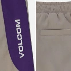 Volcom 2022 SS Unisex Street Style Cotton Logo Bottoms For Men Black X S -Volcom Sales Shop org 1278