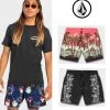Volcom 2022 SS Unisex Street Style Swimwear For Men Black X Xxl* Inquiries Required