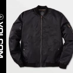 Volcom 2021-22FW Street Style Bomber Jackets For Men Black X L