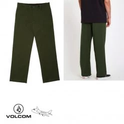 Volcom 2022 SS Plain Logo Chinos For Men Khaki X Xl 34