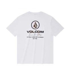 Volcom Unisex Street Style Logo T-Shirts For Women Yellow X L -Volcom Sales Shop org 1344