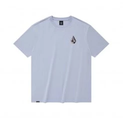 Volcom Unisex Street Style Logo T-Shirts For Women Yellow X L -Volcom Sales Shop org 1352