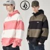 Volcom Unisex Street Style Long Sleeves Cotton Logos On The Sleeves For Men Black X M -Volcom Sales Shop org 1399