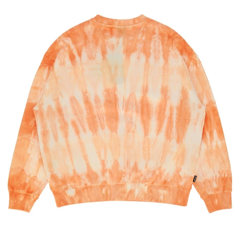 Volcom 2022 SS Crew Neck Unisex Street Style Tie-dye Long Sleeves Cotton For Men Green X S 9 Volcom 2022 SS Crew Neck Unisex Street Style Tie-dye Long Sleeves Cotton For Men Green X S - Image 7