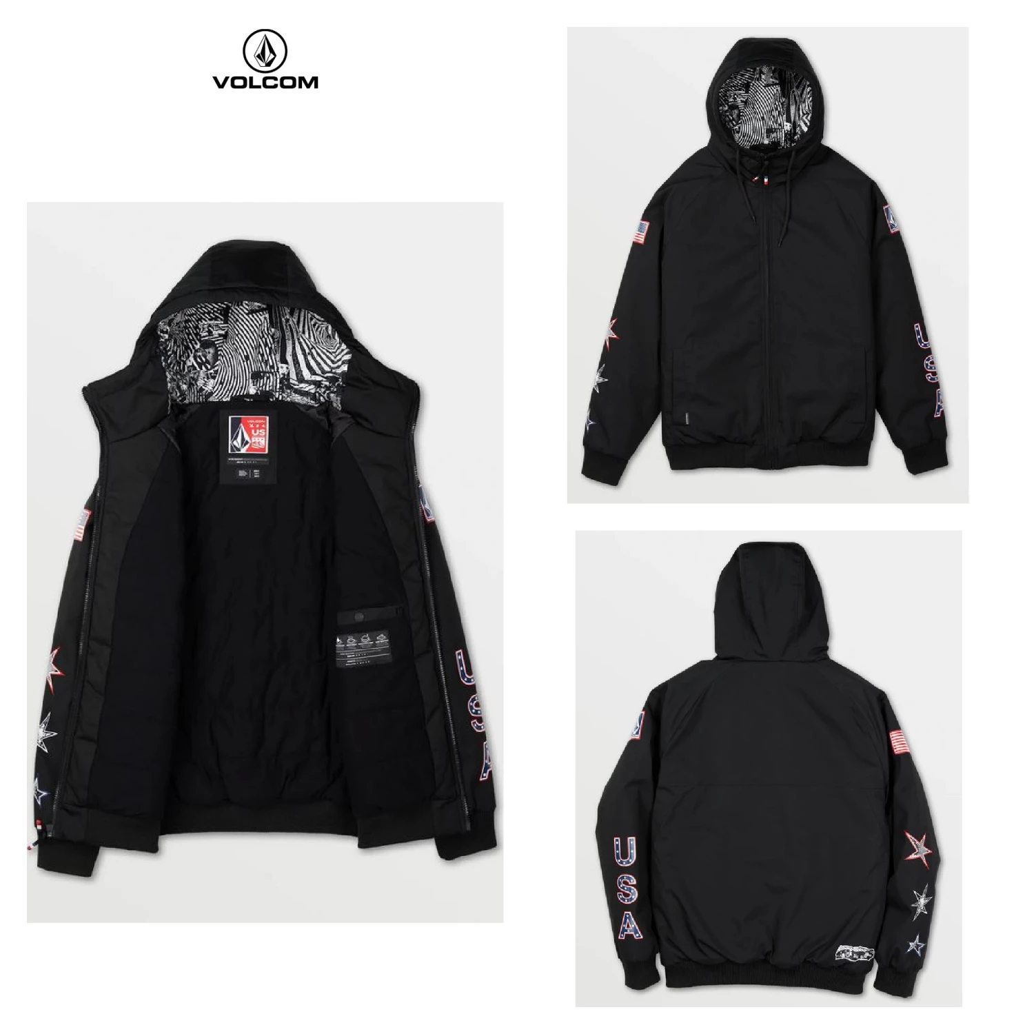 Volcom HOME Ou Black X Xs 3 Volcom HOME Ou Black X Xs