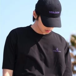 Volcom 2022 SS Unisex Caps For Men Black X One Size -Volcom Sales Shop org 1625