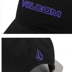 Volcom 2022 SS Unisex Caps For Men Black X One Size -Volcom Sales Shop org 1628
