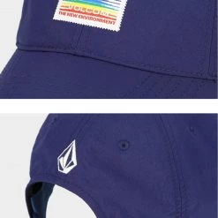 Volcom 2021-22FW Unisex Caps For Men Dark Blue X One Size -Volcom Sales Shop org 1659