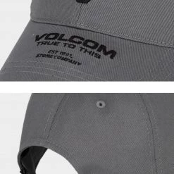 Volcom 2021-22FW Unisex Caps For Men Charcoal X One Size -Volcom Sales Shop org 1688