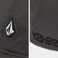 Volcom 2022 SS Unisex Caps For Men Black X One Size -Volcom Sales Shop org 1697