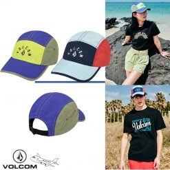 Volcom 2022 SS Unisex Caps For Men Red X One Size