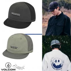 Volcom 2022 SS Unisex Caps For Men Black X One Size