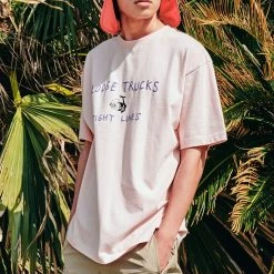 Volcom Unisex Street Style Logo T-Shirts For Women White X M -Volcom Sales Shop org 1807