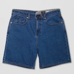 Volcom 2022 SS Plain Logo Shorts For Men Blue X 28 -Volcom Sales Shop org 1838