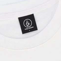 Volcom Unisex Cotton Logo T-Shirts For Men Black X S -Volcom Sales Shop org 1846