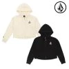 Volcom Long Sleeves Cotton Logo Hoodies & Sweatshirts For Women Black X Xs -Volcom Sales Shop org 1864