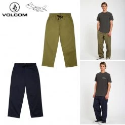 Volcom 2022 SS Plain Logo Chinos For Men Khaki X S 28