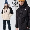 Volcom Unisex Street Style Logo Down Jackets For Men Black X L