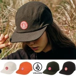 Volcom Unisex Street Style Caps For Men Cream X One Size