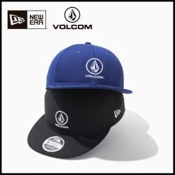 Volcom Unisex Street Style Collaboration Caps For Men Blue X One Size