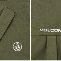 Volcom 2022 SS Unisex Logo Shirts For Men Navy X L -Volcom Sales Shop org 2100
