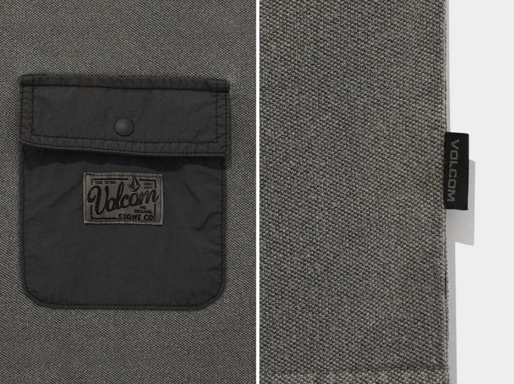 Volcom Unisex Street Style Logo T-Shirts For Women Khaki X M 7 Volcom Unisex Street Style Logo T-Shirts For Women Khaki X M - Image 5