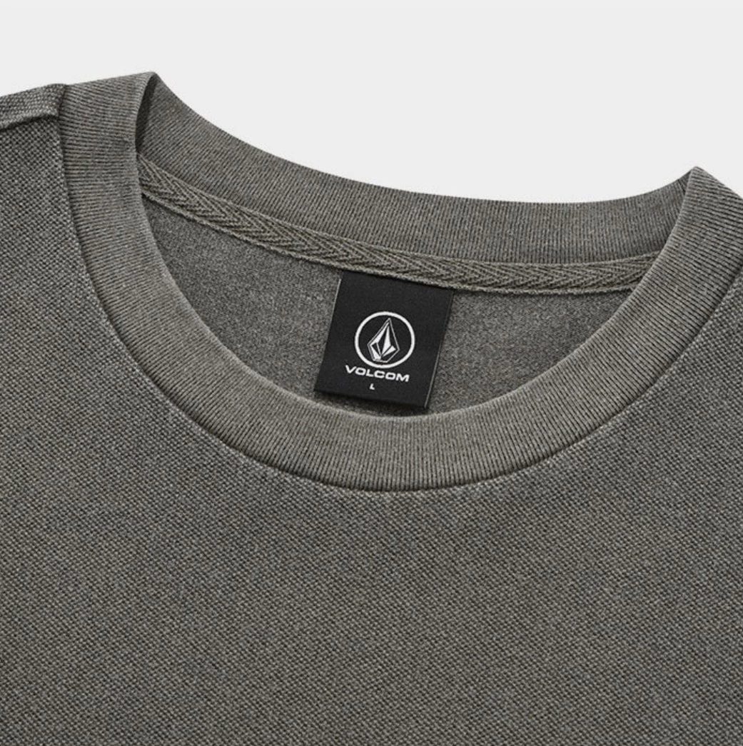 Volcom Unisex Street Style Logo T-Shirts For Women Khaki X M 8 Volcom Unisex Street Style Logo T-Shirts For Women Khaki X M - Image 6