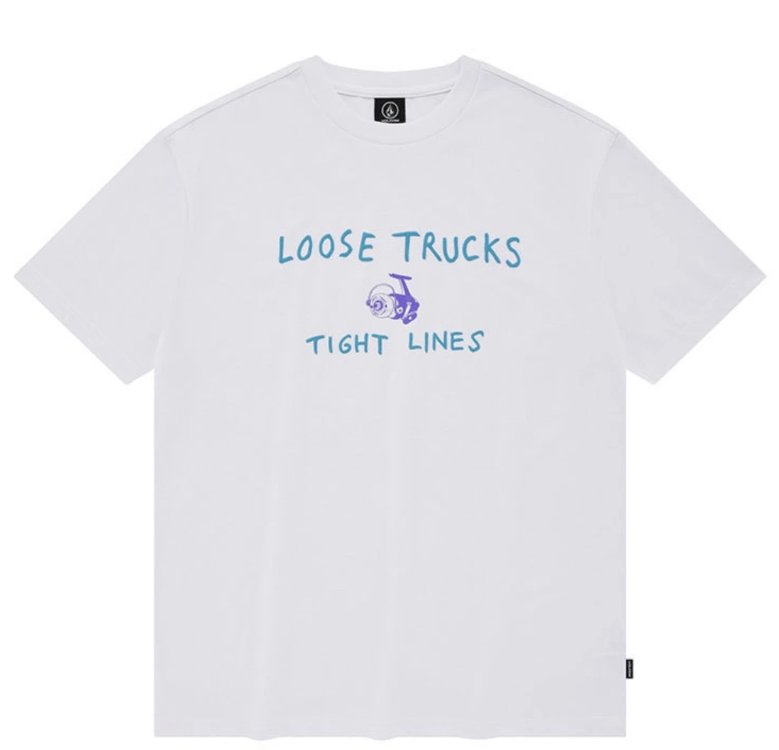 Volcom Unisex Street Style Short Sleeves Logo T-Shirts For Men White X L 13 Volcom Unisex Street Style Short Sleeves Logo T-Shirts For Men White X L - Image 11