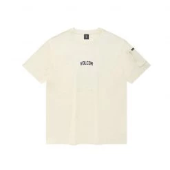 Volcom 2022 SS Unisex Logo T-Shirts For Men Cream X Xl -Volcom Sales Shop org 2178