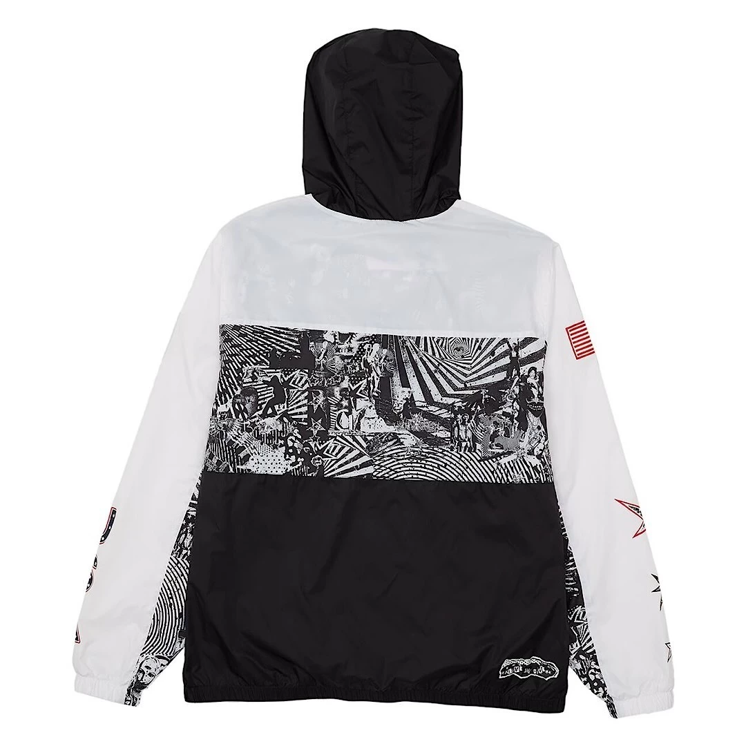 Volcom Star Unisex Street Style Long Sleeves Plain Logo Hoodies For Men Black/white X M 5 Volcom Star Unisex Street Style Long Sleeves Plain Logo Hoodies For Men Black/white X M - Image 3