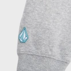 Volcom Unisex Long Sleeves Plain Cotton Logos On The Sleeves Logo For Men Gray X L -Volcom Sales Shop org 2198