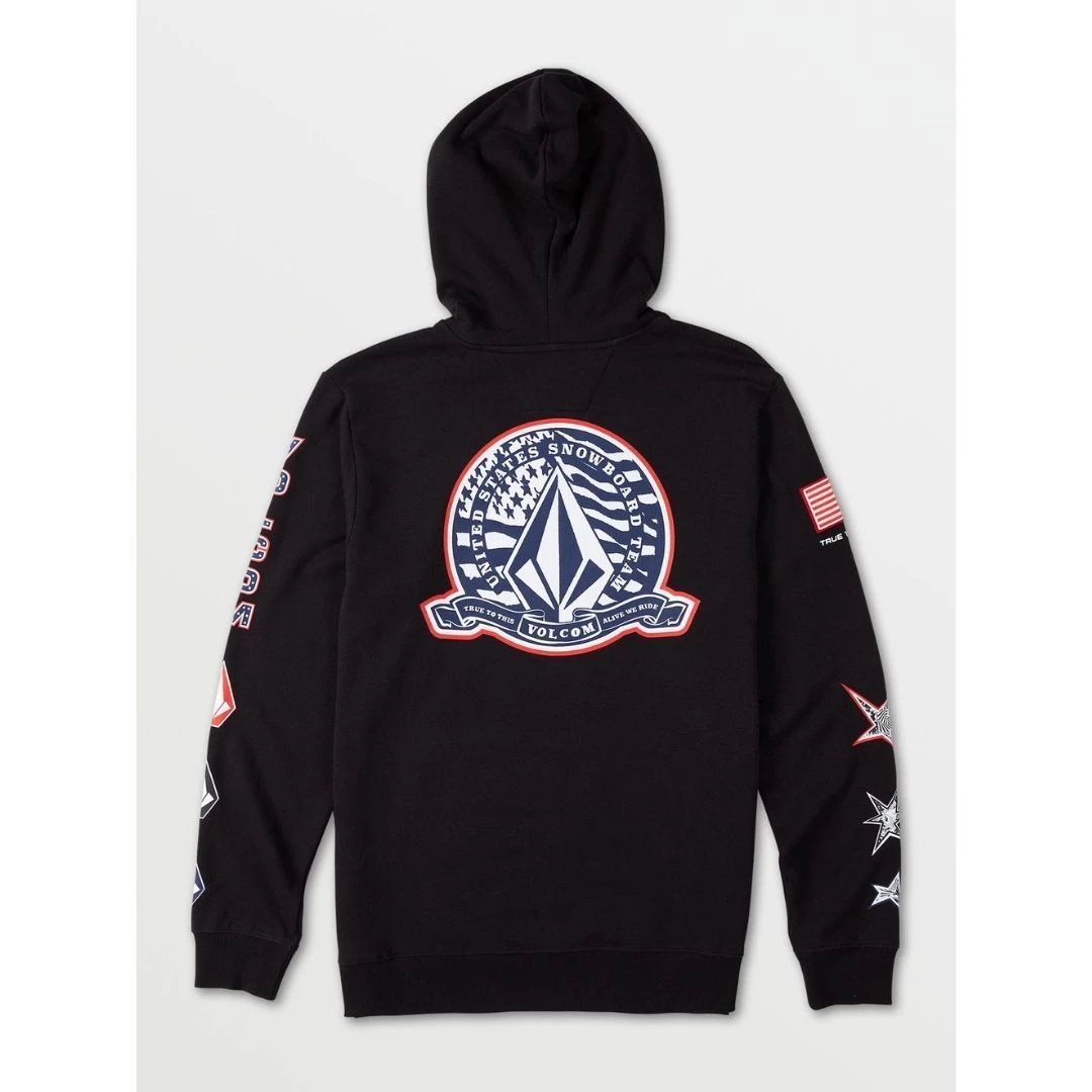 Volcom 2022-23FW Pullovers Street Style Long Sleeves Cotton For Men Black X S 6 Volcom 2022-23FW Pullovers Street Style Long Sleeves Cotton For Men Black X S - Image 4