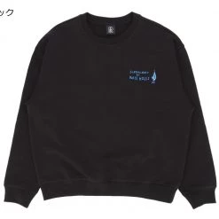 Volcom Crew Neck Unisex Street Style Long Sleeves Cotton Logo For Men Black X M -Volcom Sales Shop org 2292