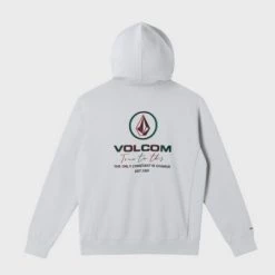 Volcom Unisex Street Style Long Sleeves Cotton Logos On The Sleeves For Men Gray X M -Volcom Sales Shop org 2306