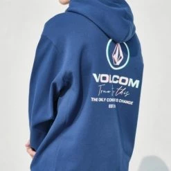 Volcom Unisex Street Style Long Sleeves Cotton Logos On The Sleeves For Men Gray X M -Volcom Sales Shop org 2312