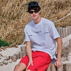 Volcom Unisex Street Style Logo T-Shirts For Men White X L -Volcom Sales Shop org 2318