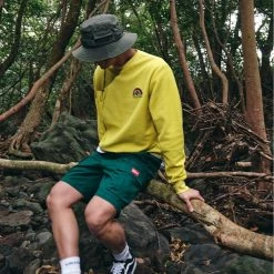 Volcom 2022 SS Unisex Bucket Hats Wide-brimmed Hats For Men Khaki X S -Volcom Sales Shop org 2341