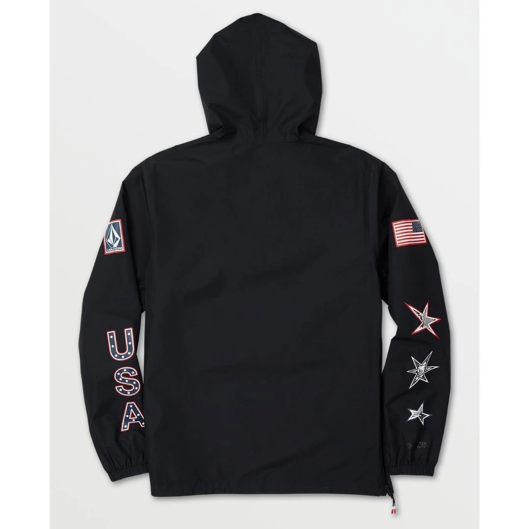 Volcom 2022-23FW Short Logo Anorak Jackets Jackets For Men Black X M (*inventory Check Required) 6 Volcom 2022-23FW Short Logo Anorak Jackets Jackets For Men Black X M (*inventory Check Required) - Image 4