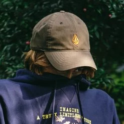 Volcom Unisex Street Style Caps For Men White X One Size -Volcom Sales Shop org 241