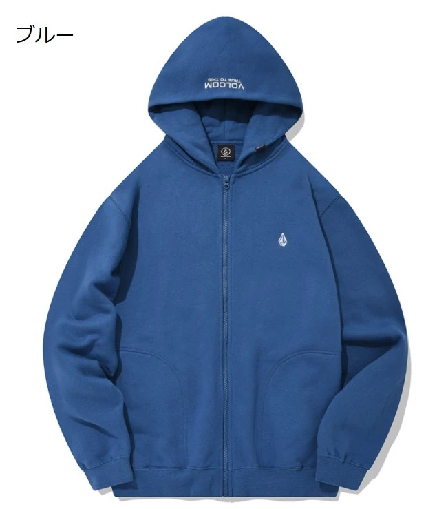 Volcom Unisex Street Style Long Sleeves Cotton Logo Hoodies For Men Blue X M 12 Volcom Unisex Street Style Long Sleeves Cotton Logo Hoodies For Men Blue X M - Image 10